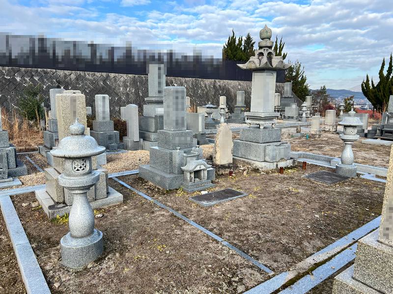 お墓じまい施工前のお墓