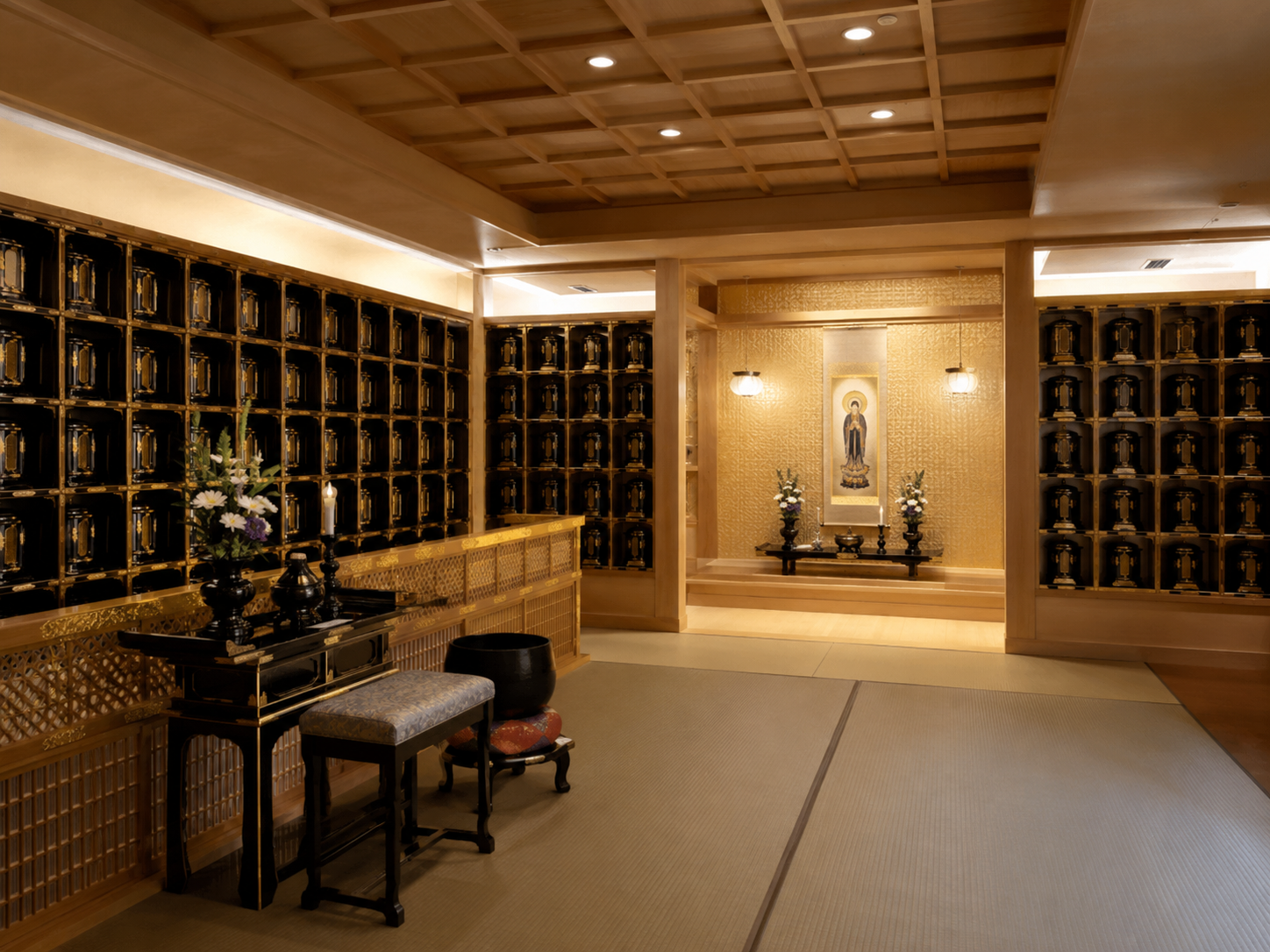 納骨堂・合祀墓のようす
